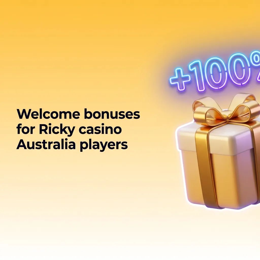 Ricky Casino Australia welcome bonus banner showing AU$7500/2400 USDT offer and 550 free spins on All Lucky Clovers 5